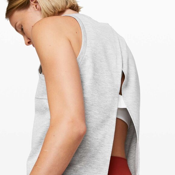 Lululemon Minimal Tank Heathered Power Grey Size 8 - Picture 6 of 9